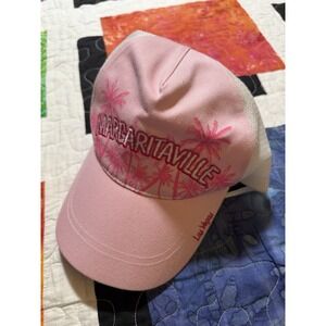 Jimmy Buffett Margaritaville Las Vegas Hat Pink Adjustable Cap Embroidered